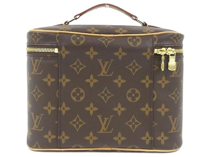 Bolso Louis Vuitton Monogram Nice BB M42265 Castaño - vista 2