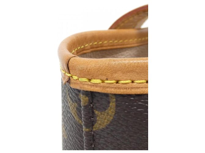 Bolso Bucket Louis Vuitton Monogram Castaño - vista 4