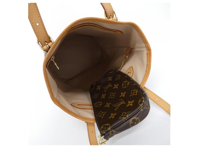 Bolso Bucket Louis Vuitton Monogram Castaño - vista 6