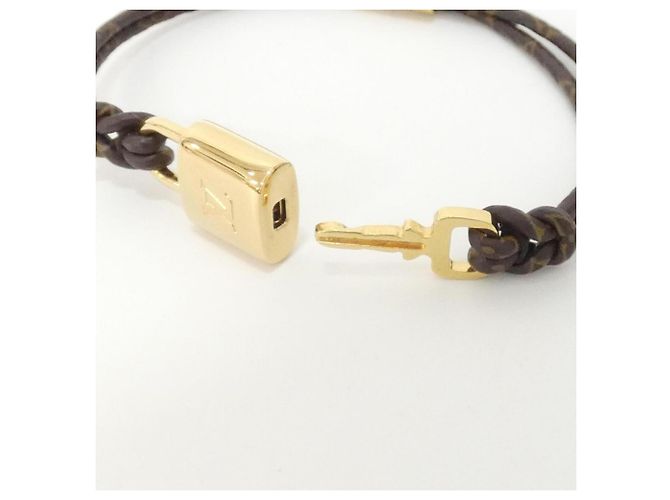 Pulsera con Dijes Monogram Louis Vuitton Castaño - vista 3