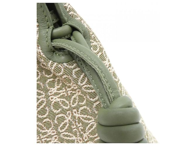 Borsa a pochette Loewe Flamenco Verde - vista 3