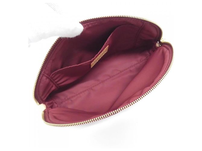 Louis Vuitton Monogram Pochette Cosmetic MM Handbag Rot - Ansicht 4