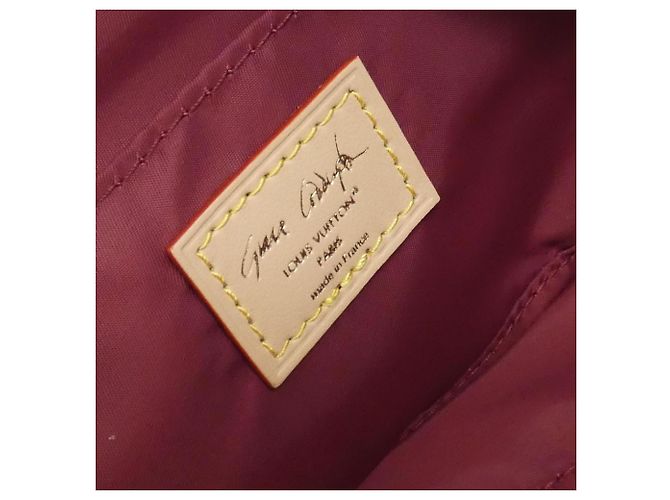 Louis Vuitton Monogram Pochette Cosmetic MM Handbag Rot - Ansicht 5