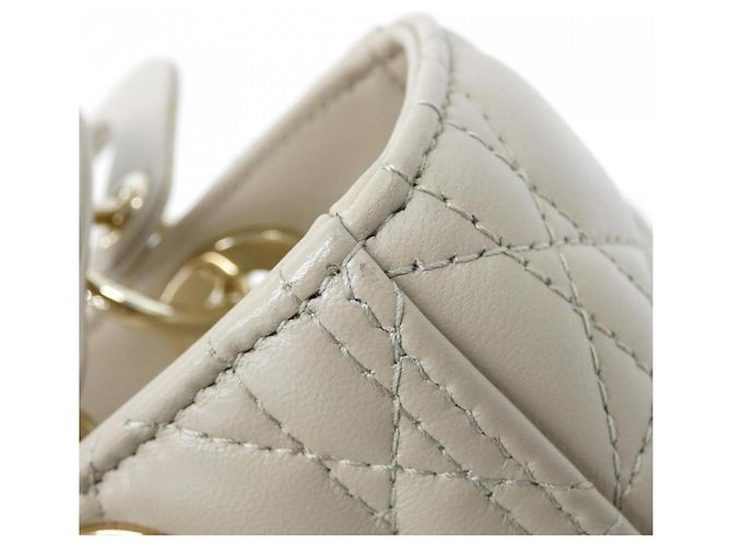 Christian Dior Lady Medium Handtasche Beige - Ansicht 5