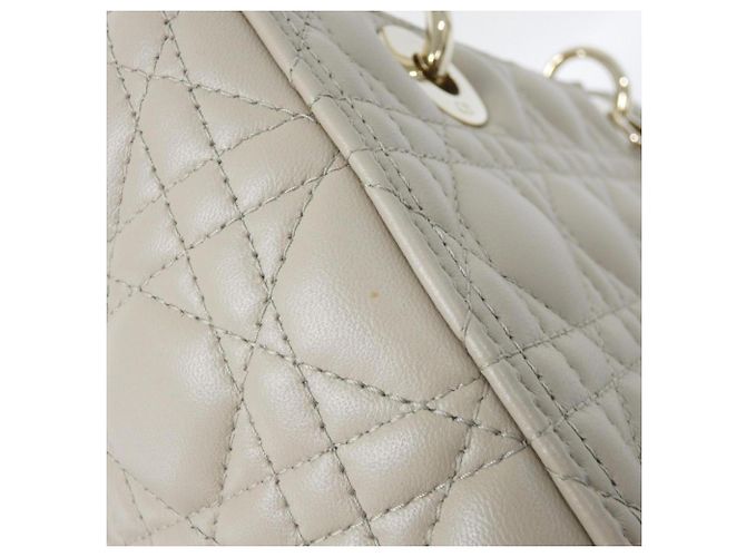 Christian Dior Lady Medium Handtasche Beige - Ansicht 6