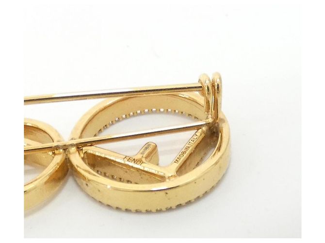 Fendi F IS FENDI Brosche Golden - Ansicht 4