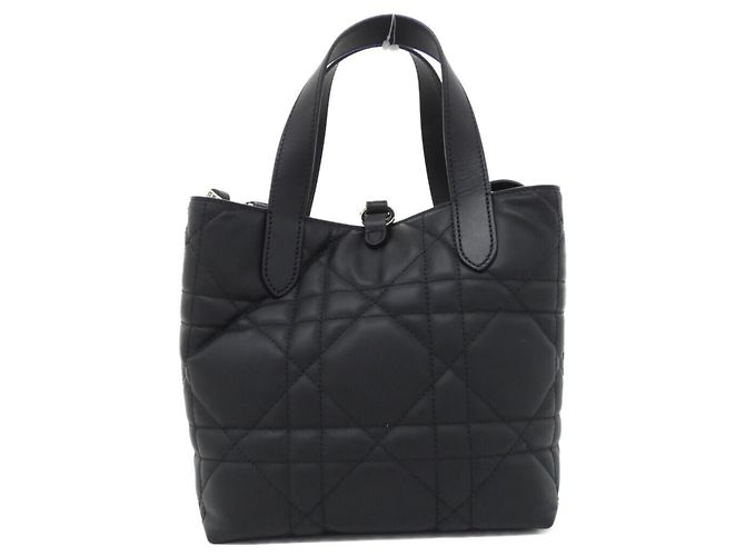 Borsa a mano Christian Dior Toujours Vertical Tote Small Nero - vista 2