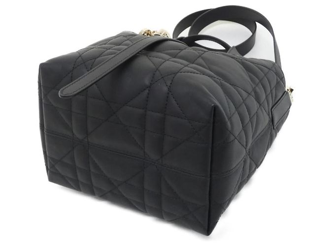 Borsa a mano Christian Dior Toujours Vertical Tote Small Nero - vista 3