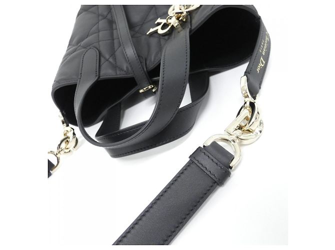 Borsa a mano Christian Dior Toujours Vertical Tote Small Nero - vista 6