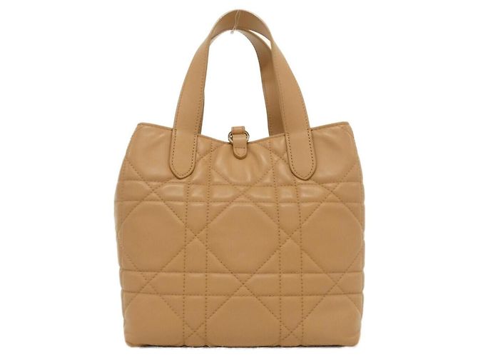 Borsa a mano Christian Dior Toujours Vertical Tote Small Marrone - vista 2