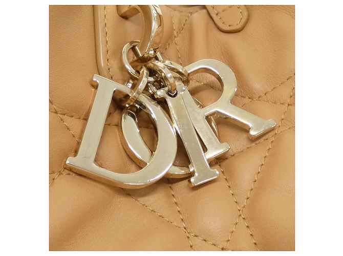 Borsa a mano Christian Dior Toujours Vertical Tote Small Marrone - vista 4