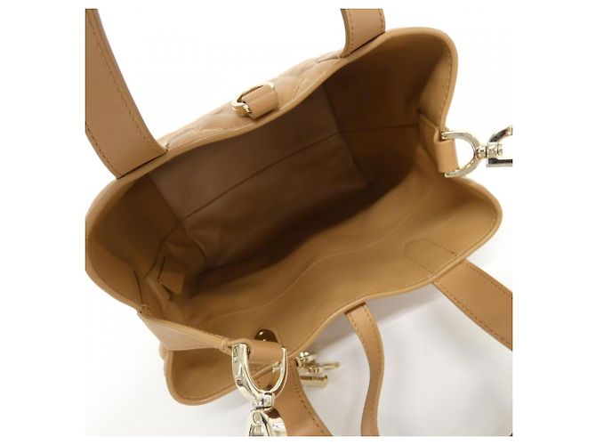 Borsa a mano Christian Dior Toujours Vertical Tote Small Marrone - vista 7