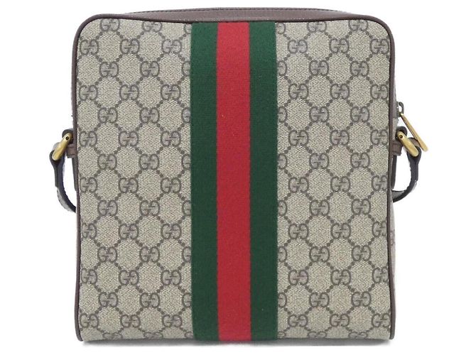 Borsa a tracolla Gucci Ophidia Marrone Beige - vista 2
