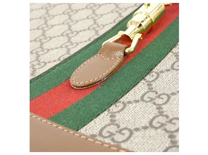 Borsa a tracolla Gucci Jackie 1961 Marrone Beige - vista 4