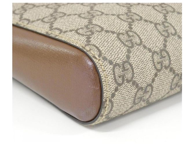 Borsa a tracolla Gucci GG Retro Marrone Beige - vista 3