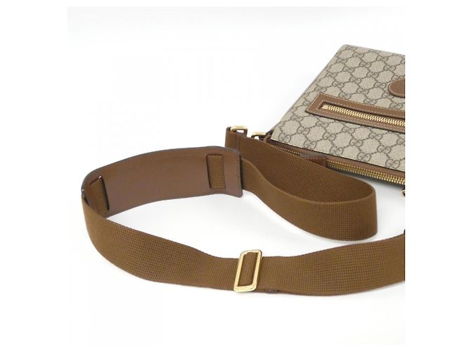 Borsa a tracolla Gucci GG Retro Marrone Beige - vista 7