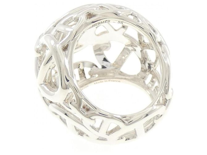 Ring Anillo Hermès Chaine d'Ancre Enchainée Very Large - vista 3