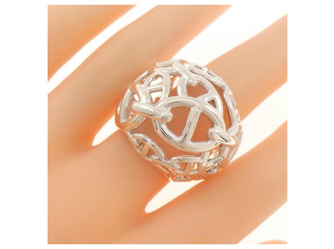 Ring Anillo Hermès Chaine d'Ancre Enchainée Very Large - vista 5