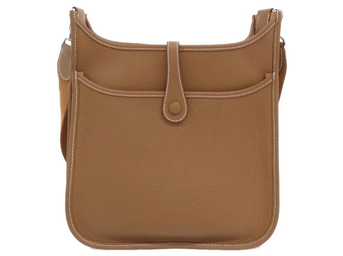 Hermès Hermes Evelyne 3 PM Schultertasche Braun Golden - Ansicht 2