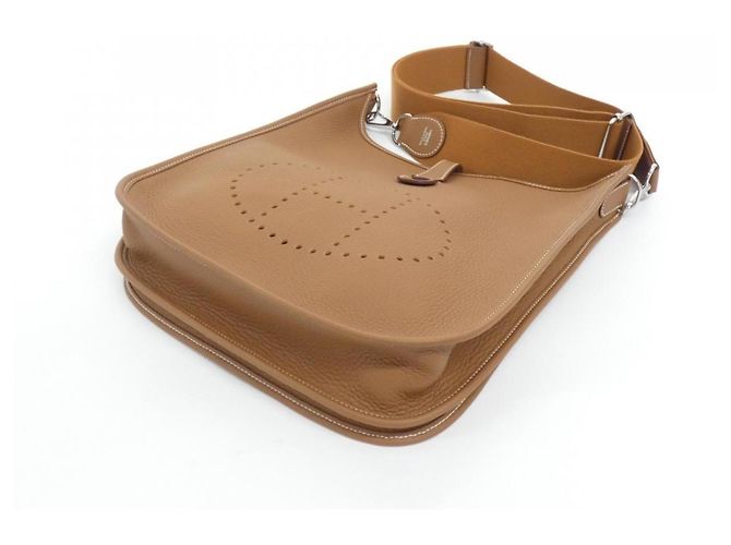Hermès Hermes Evelyne 3 PM Schultertasche Braun Golden - Ansicht 3