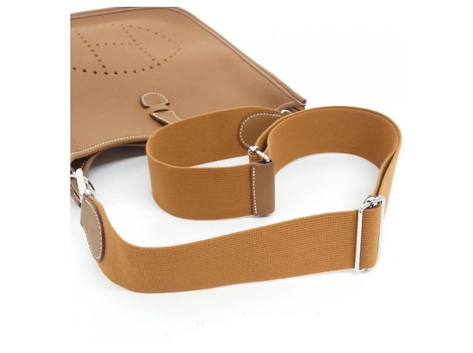 Hermès Hermes Evelyne 3 PM Schultertasche Braun Golden - Ansicht 4