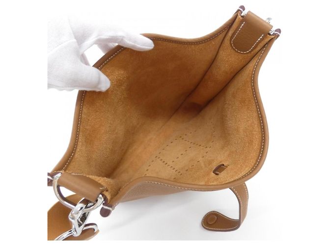 Hermès Hermes Evelyne 3 PM Schultertasche Braun Golden - Ansicht 5