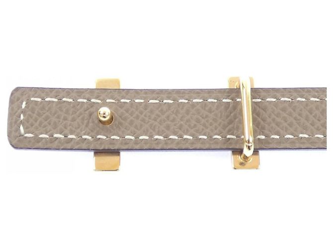 Hermès Cintura reversibile Hermes Focus 13mm Marrone Nero - vista 3