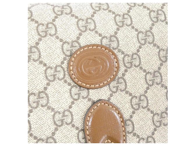 Borsa a tracolla Gucci 671620 92TCG Marrone Beige - vista 4