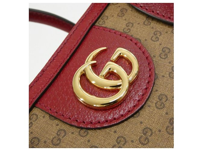 Bolso Gucci 653952 2TJAG Roja Beige - vista 5