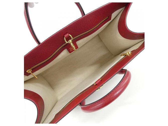 Bolso Gucci 653952 2TJAG Roja Beige - vista 8