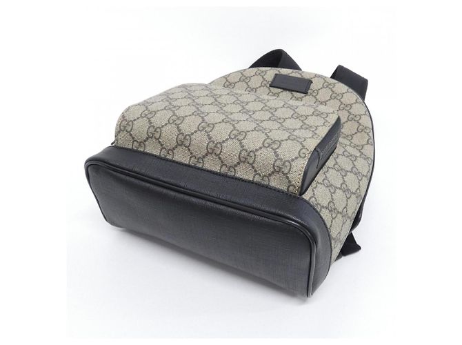 Gucci 429020 KLQAX Rucksack Schwarz Beige - Ansicht 3