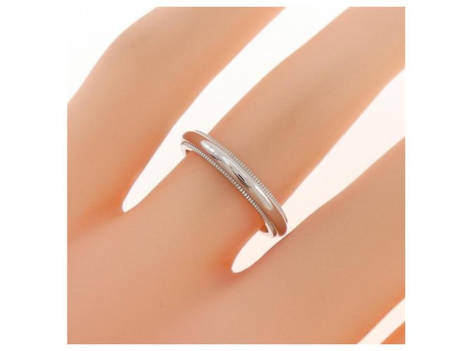 Autre Marque Anello Fascia Milgrain Tiffany & Co. - vista 4