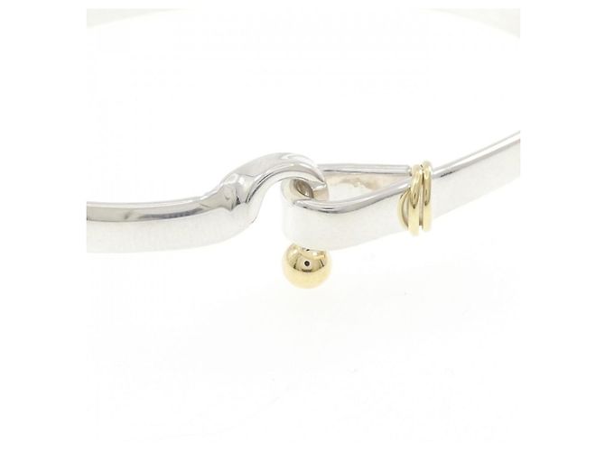 Autre Marque Bracciale Tiffany Hook & Eye D'oro - vista 2