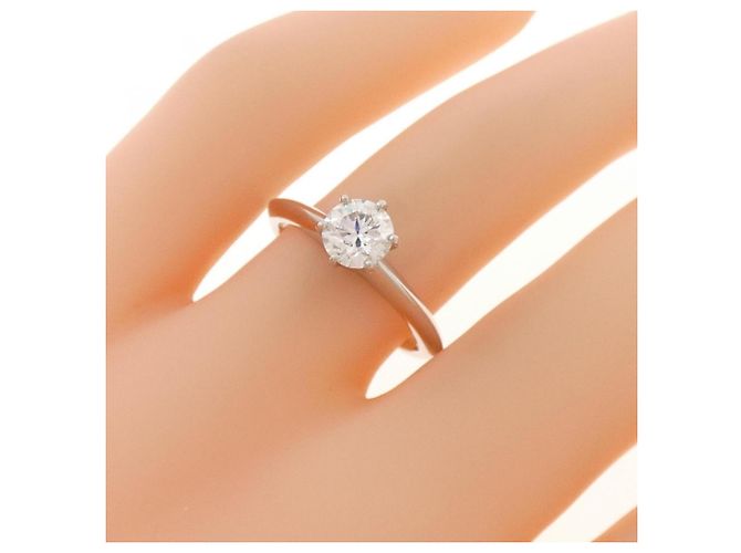 Autre Marque Anello Tiffany Classic Solitaire Band - vista 5