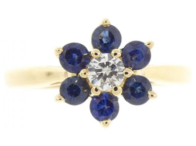 Autre Marque Tiffany & Co. Saphir-Bandring Golden - Ansicht 2