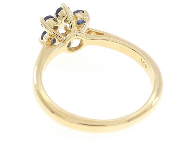 Autre Marque Tiffany & Co. Saphir-Bandring Golden - Ansicht 3