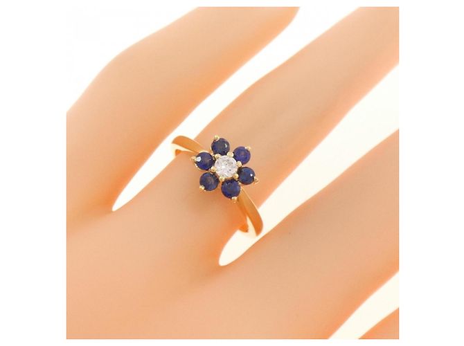 Autre Marque Tiffany & Co. Saphir-Bandring Golden - Ansicht 5