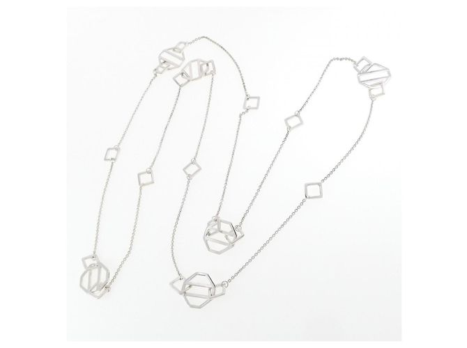 Autre Marque Collana Tiffany & Co. Paloma Zellige Argento - vista 6