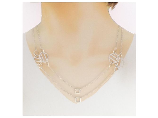 Autre Marque Collana Tiffany & Co. Paloma Zellige Argento - vista 7