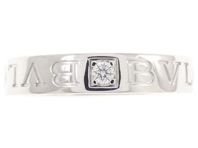 Bulgari Bvlgari B.zero1 White Gold Band Ring Golden - view 2