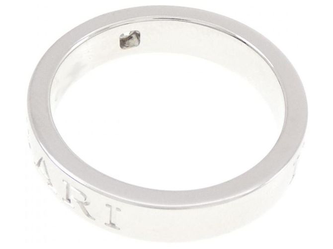 Bulgari Bvlgari B.zero1 White Gold Band Ring Golden - view 3