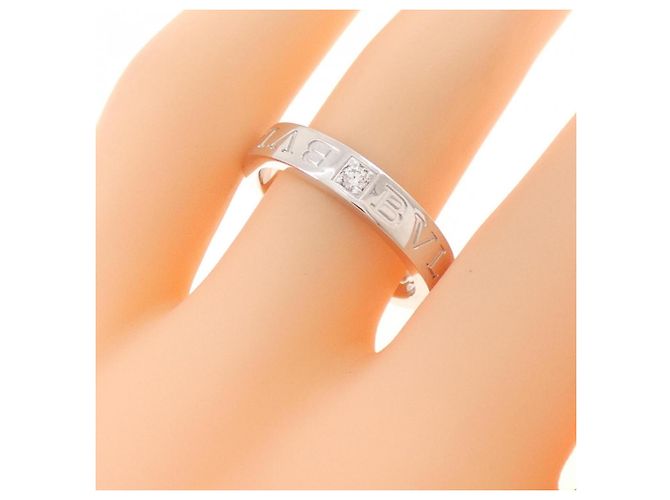 Bulgari Bvlgari B.zero1 White Gold Band Ring Golden - view 4