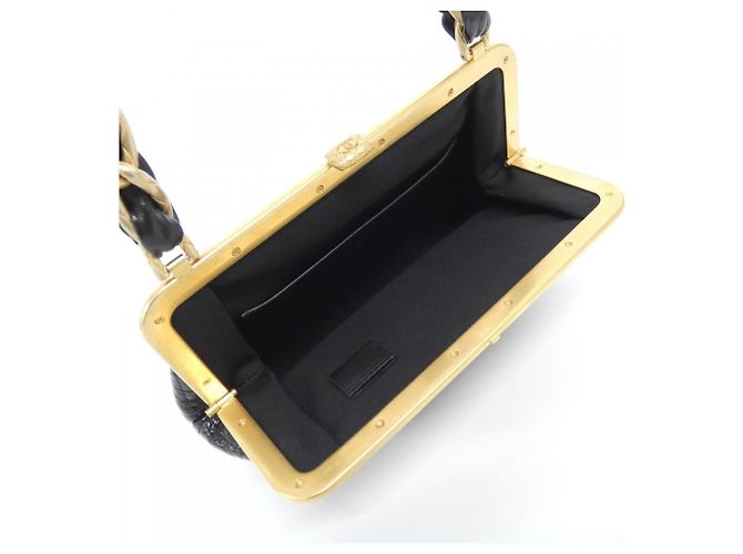 Borsa a tracolla Chanel AP4029 in pelle nera Nero - vista 7