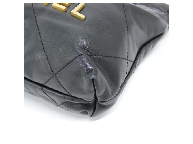 Chanel 22 Line MINI AS3980 Handtasche Schwarz - Ansicht 3