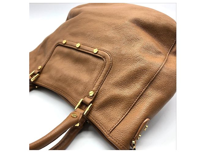 Bolso de piel Tory Burch Amanda Castaño Camello - vista 6