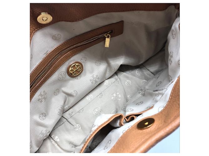 Bolso de piel Tory Burch Amanda Castaño Camello - vista 8
