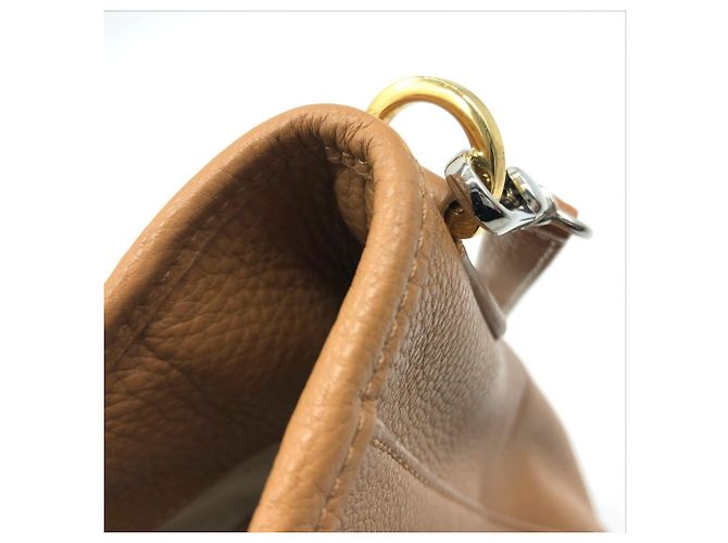 Bolso de piel Tory Burch Amanda Castaño Camello - vista 9