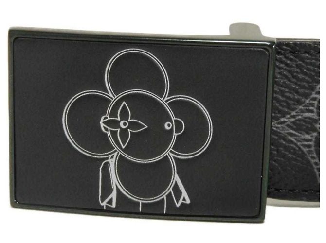 Cintura Louis Vuitton Monogram Standard Nero Monogramma - vista 2