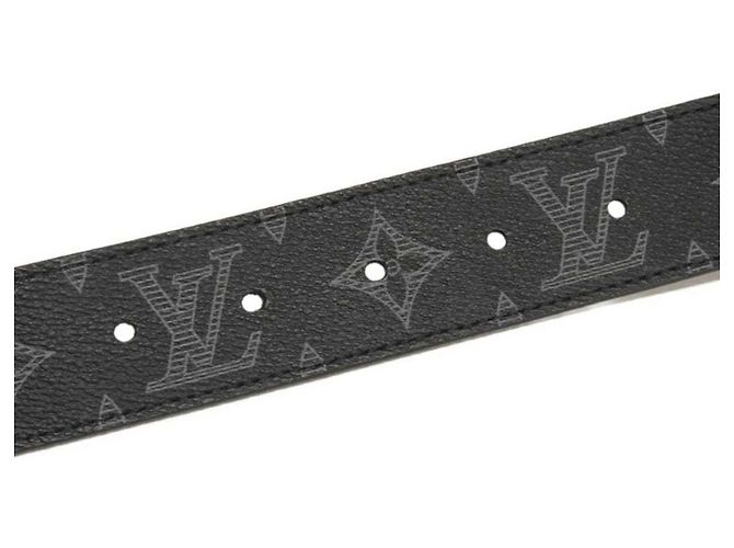 Cintura Louis Vuitton Monogram Standard Nero Monogramma - vista 6