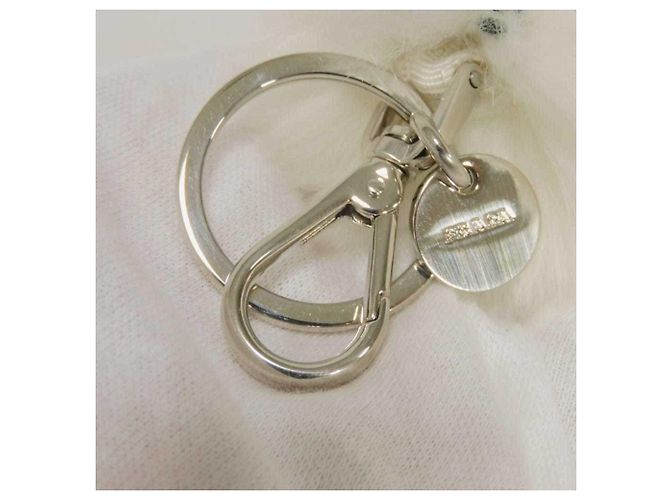 Chaveiro Urso Prada em White Branco - vista 10
